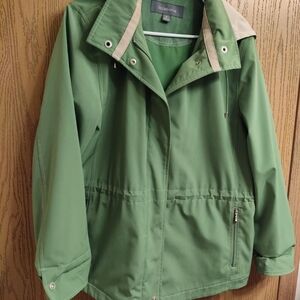 Liz Claiborne Forest Green Jacket with Navy Label